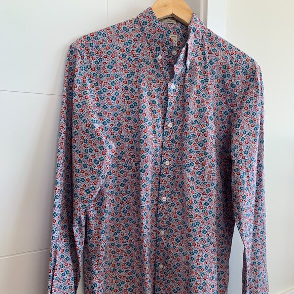J Crew Floral Shirt - Picture 1 of 6